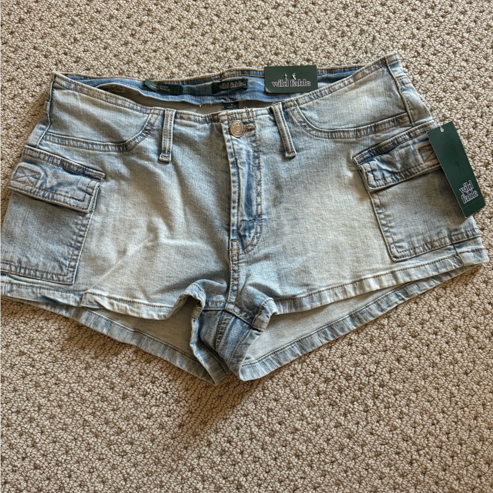 Wild Fable Denim Cargo Shorts